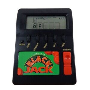 Waco Products Electronic Black Jack Handheld Travel Game Model 06905